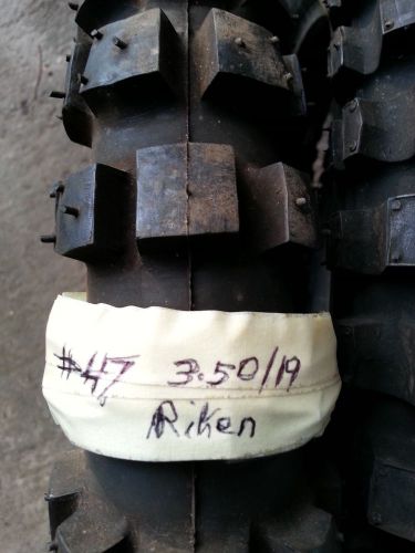 Motorcycle tire riken  3.50-19  knobby dirt tire brand new old stock