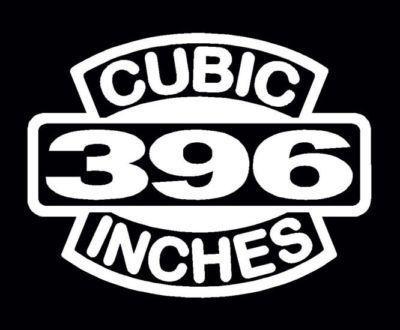 2 v8 396 cubic inches engine decal set 396 ci emblem stickers