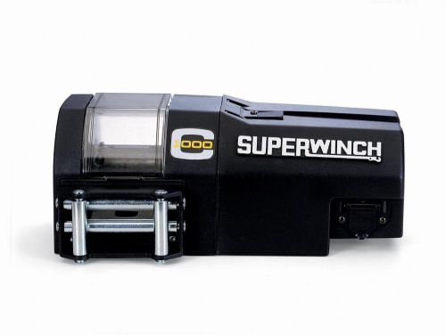 Superwinch c1000 series crane winch 03002 1000 lbs 1/4&#034;x50&#039; line roller fairlead