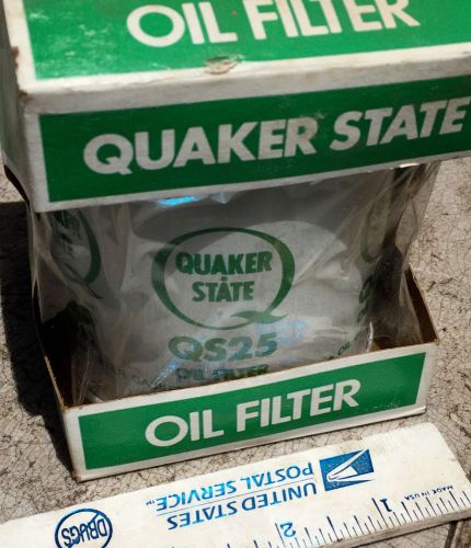 Studebaker, gm, ih  oil filter.    quaker state,  qs 25.    nos.    item:  4215
