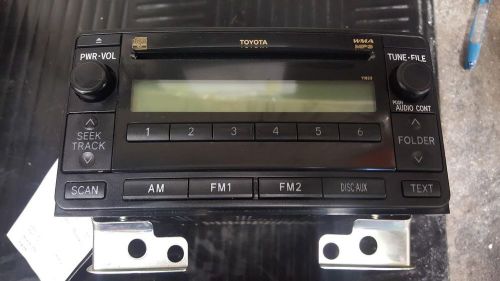 Radio receiver cd player 06 07 08 09 toyota 4 runner part # 11823 on face