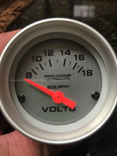 New auto meter pro comp ultra lite volt gauge