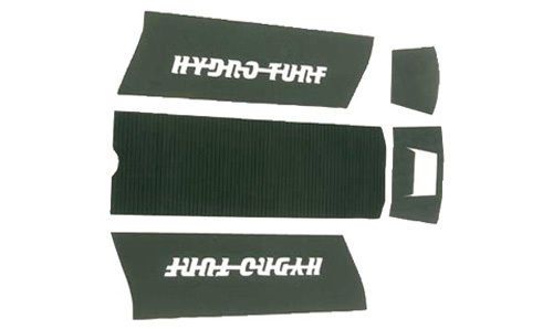 Hydro turf mat, js300 / 440 / 550 black/cut groove