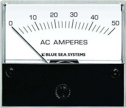 Blue sea systems 9630 ac analog ammeter (0-50 amperes ac)