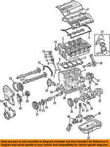 Audi oem 01-05 a4 quattro-engine valve cover 06b103469ba