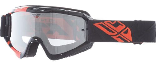 Youth fly racing zone mx goggle in black/orange 37-3028-wps