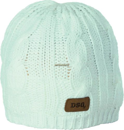 Cable knit beanie - mint green