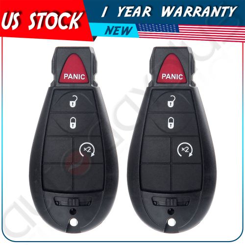 2 replacement key fob keyless entry remote start control transmitter for fobik