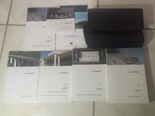 2010 lexus gx460 owner&#039;s manual with booklet&#039;s, technology tutorials dvd &amp; case