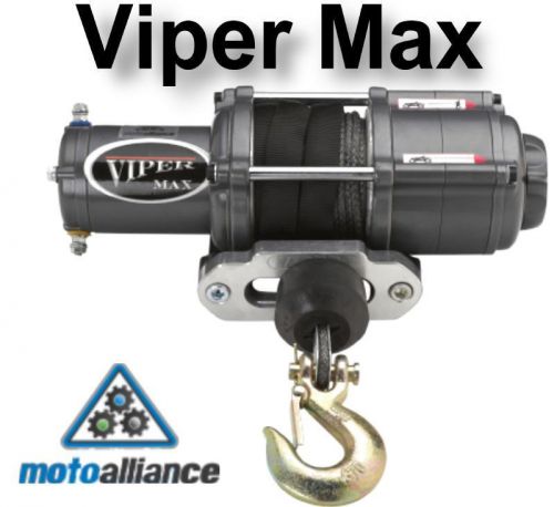 Viper max 5000lb utv winch/mount w/amsteel-blue rope 2013 polaris ranger xp 900
