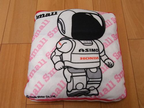 [goods] honda asimo big fleece blanket &amp; cushion japan robot not for sale