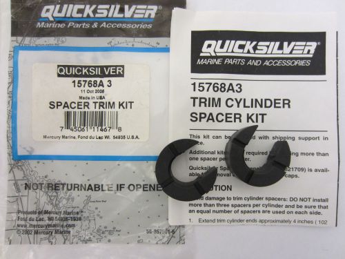 Mercruiser new oem power trim &amp; tilt cylinder ram spacer kit 15768a3