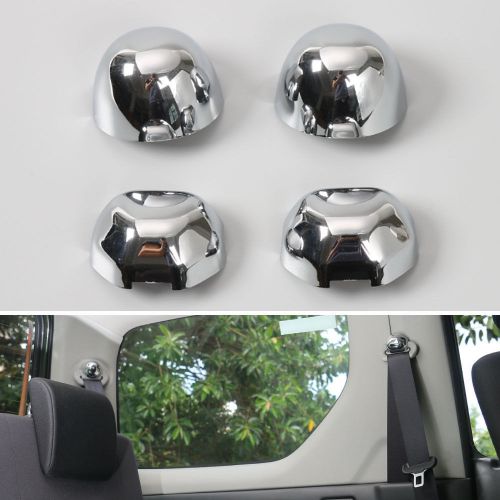 For jimny 2007-2015 car front &amp; rear seat decor safety belt caps trim cover 4pcs