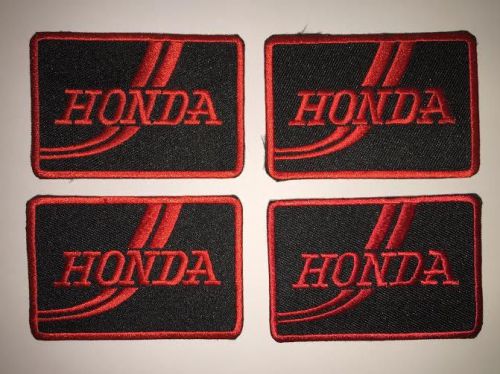 4 lot retro honda iron on car club seat cover hat jacket patches crests