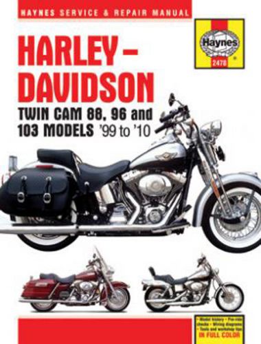 Haynes harley-davidson twin cam 88 repair manual (1999-2010) haym2478