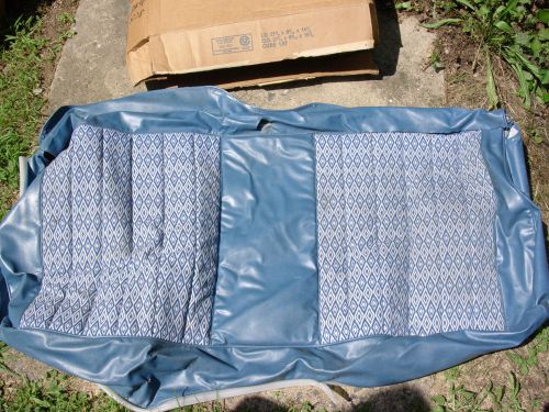 Amc pacer front seat bottom cover oem blue