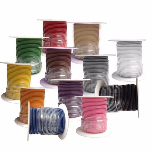12 gauge primary wire : copper stranded : 12- 100 foot rolls  choose your colors