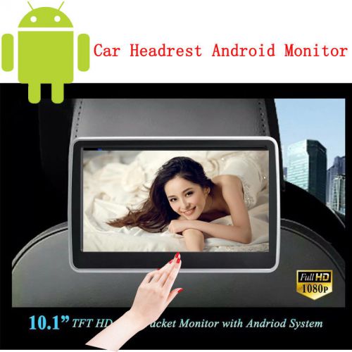 10 inch car multimedia headrest monitor quad-core android 4.4 hd digital display