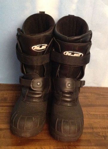 Hjc mens standard black waterproof snowmobile snow boots