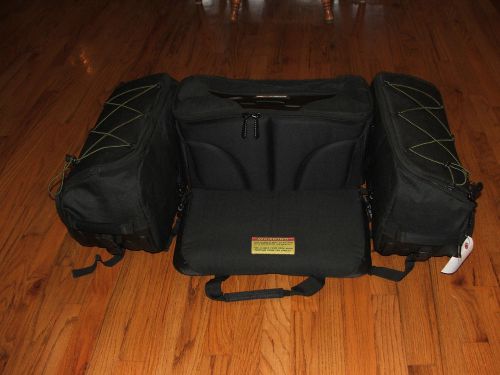 Kolpin 91155 matrix seat bag black with detatchable bags * new * no box