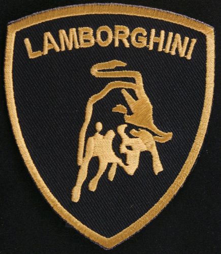 Lamborghini iron/ sew on patch, sports car, auto, italy