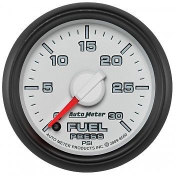 Autometer gauge, fuel pressure, 30psi, 2 1/16&#034; gen 3 dodge factory match - 8560