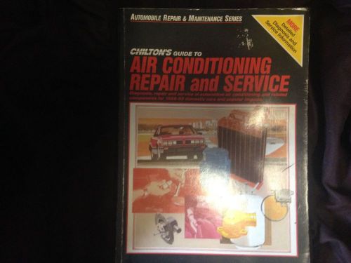 Chilton&#039;s guide to air conditoning repair and service for 1982-85