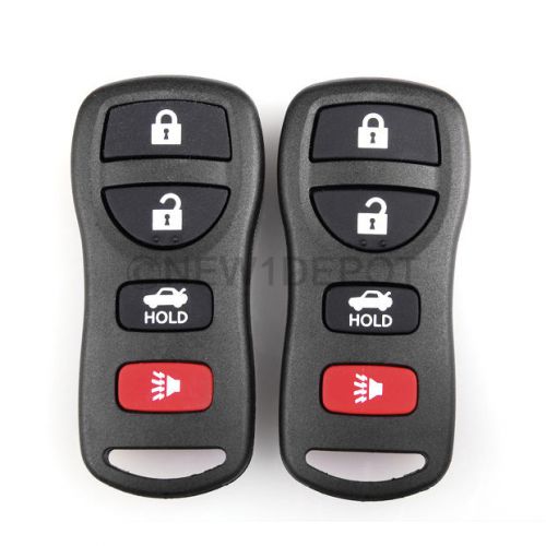2x replacement keyless entry remote key fob clicker fit nissan 350z/infiniti nd