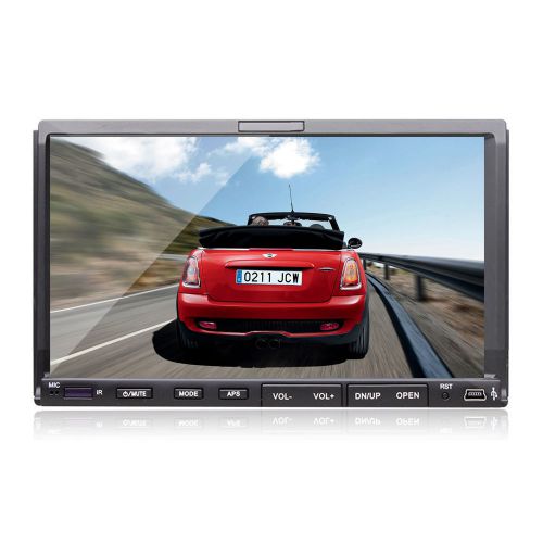 Double din 7&#034; car dvd mp3 player touch screen in dash car stereo radio sd+camera