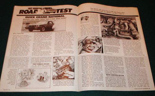 1984 buick grand national - road test - article - popular hot rodding