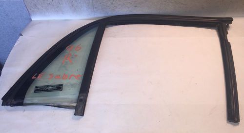 Buick lesabre 1992-1999 rh passenger side quarter glass rear vent window