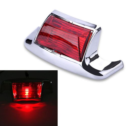 Red 6led auxiliary front fender tip light for harley electra tour glide flht/flt