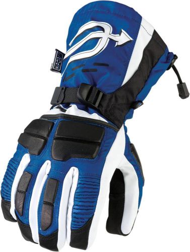 New arctiva-snow comp snowmobile adult insulated gloves,blue/white/black,2xl/xxl