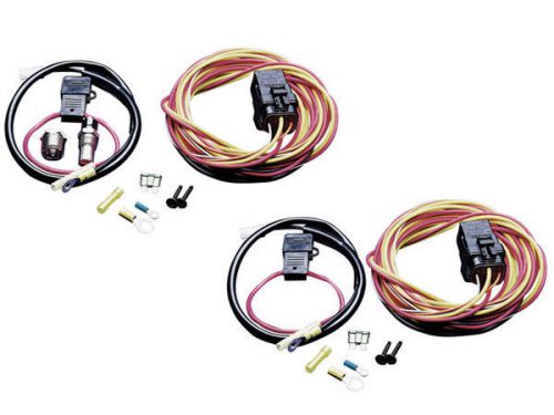 Dual electric fan spal wiring relay harness kit 185fh frh