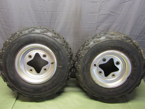 Honda suzuki front wheels tires and rims 22x7-10 dunlop  trx 250r 450r 400ex
