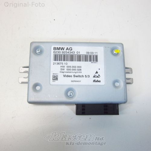 Control unit video switch 5/3 bmw f01 f02 06.08- 62309254343