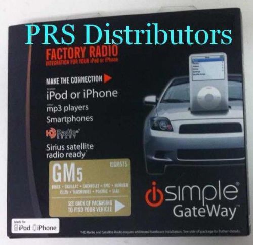 Isimple gateway isgm575 gm5 ipod or iphone mp3 players smartphones