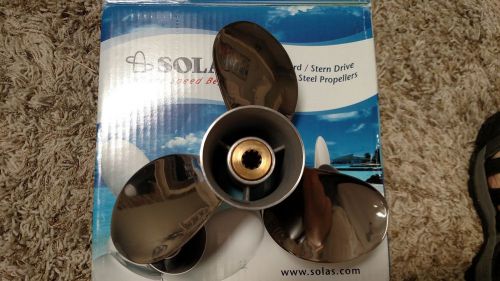 Solas 4121-093-11a saturn propeller: suzuki - stainless steel