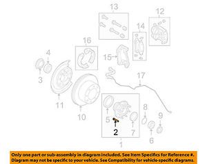 Ford oem 05-16 f-350 super duty brake-rear-wheel stud 3c3z1107ba