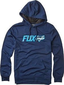 Fox racing mens warmup fill bf pull over fleece hoodie indigo s