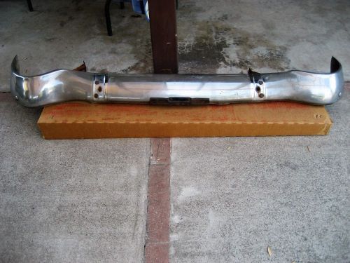 1955 chevy front bumper w/mounting brackets-(1) piece