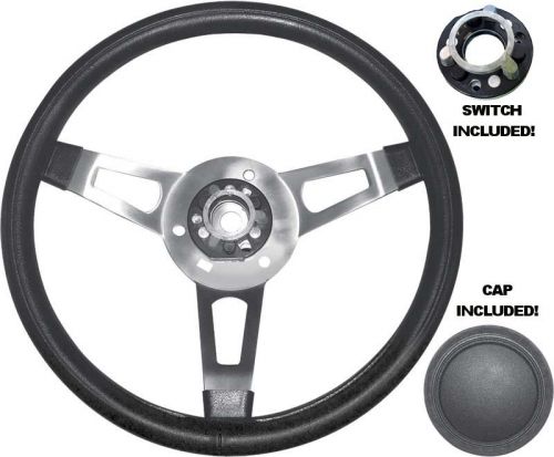 Mopar tuff steering wheel with cap and functioning switch (blemished)