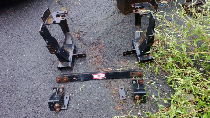Western ultra mount plow frame. ford