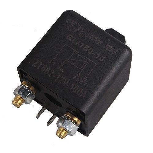 E support car auto heavy duty split charge dc 12v 100a 100 amp spst relay 4 pin