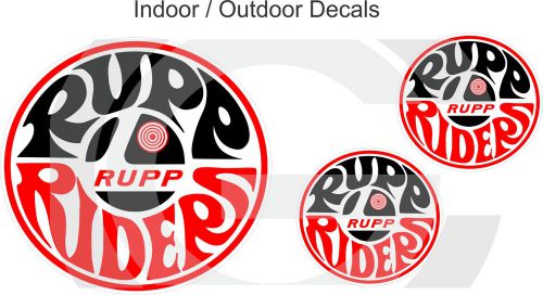 Rupp minibike  decal set, (3decals), reproduction