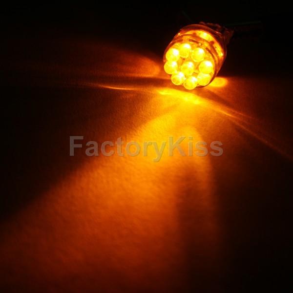 Smf 2 x car bulbs t20 7440 7443 15-led amber turn/tail/brake light #018