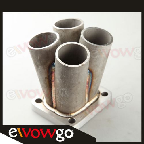 4-1 4 cylinder manifold header merge collector stainless steel t4 flange