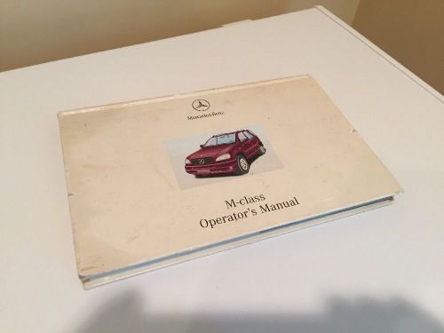 Oem owners manual 2001 mercedes m-class all models used ml 320 430 55amg