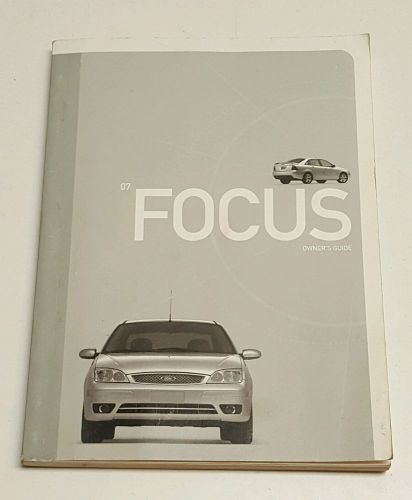 2007 ford focus owners manual guide v4 2.0l ses se s auto manual fuses radio
