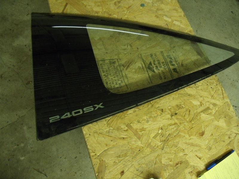 Vintage 240 sx d/s rear side glass used as-is !!!!!